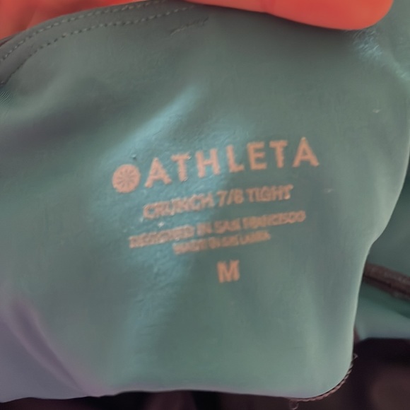 Athleta Crunch 7/8 Tight Colorblock Leggings - Picture 8 of 8